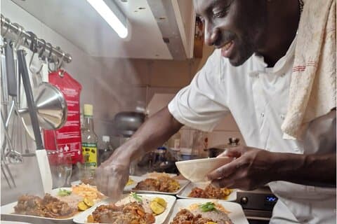 Amsterdam: 3-retters middagsselskab på en hemmelig pop-up restaurant