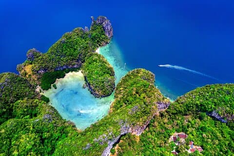 Tour di un giorno di Hong Island in motoscafo da Krabi