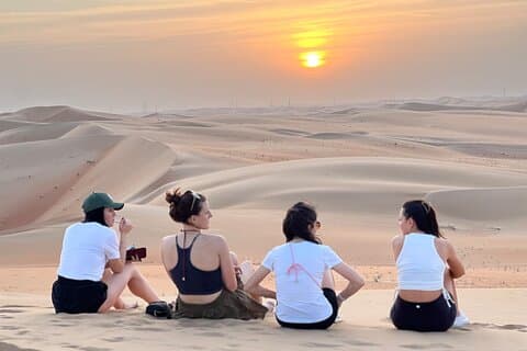 Delte Abu Dhabi Adventure Tour / Soloppgang safari, Dune bashing