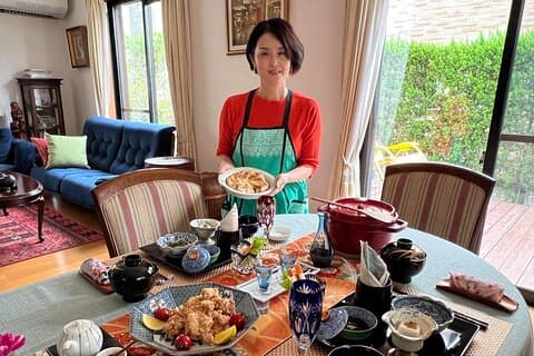 Japansk hjemme madlavning klasse i Tokyo med lokale ekspert, Tomoko