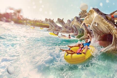 Yas Water world Abu Dhabi con ritiro e consegna facoltativi