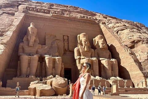 Excursion privée d'une journée aux temples d'Abou Simbel au départ d'Assouan