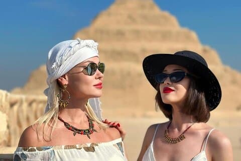 Dagstur Saqqara pyramiderna Memphis och Dahshur pyramiderna