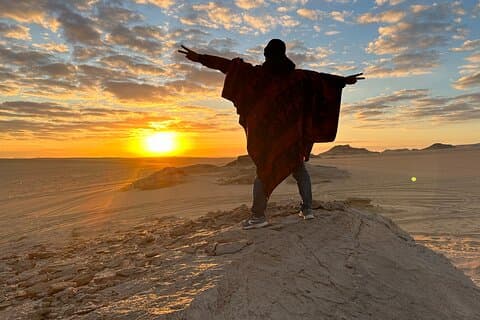 From Cairo Sulfur & Salt Lake Swim, 4x4 Safari & Siwa Oasis Tour