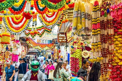 Tour privato dello shopping di Delhi Chandni Chowk Markets & Hidden Bazaar