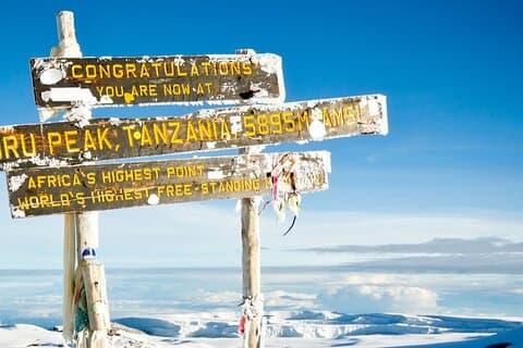 6 Tage Trekking ab Marangu Route Kilimanjaro
