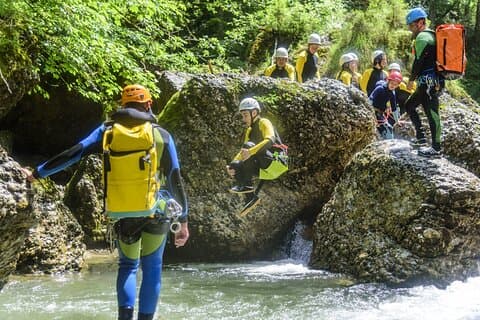Canyoning at the Foot of Mont Blanc in Chamonix