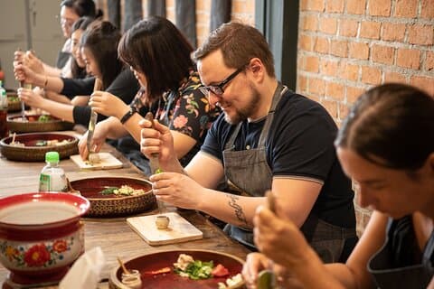 タイ料理教室4日替わりセットメニューにバンコクハンズ
