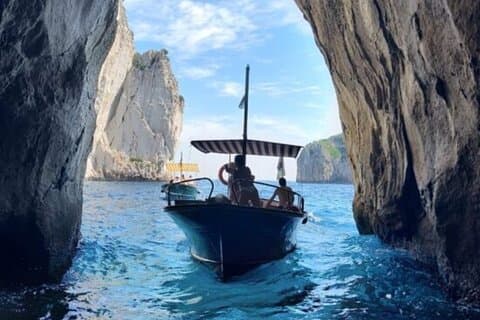 Capri Private Boat Tour (3 timers) + Blå Grotte