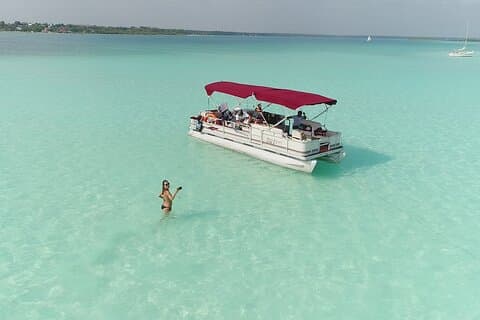 Small Group Bacalar Seven Color Lagoon Boat Tour