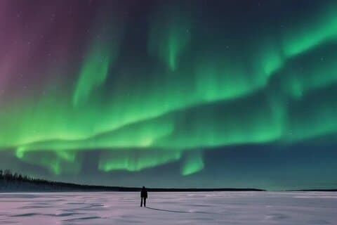 Esperienza aurora boreale