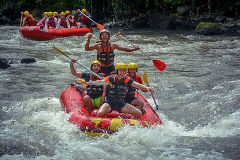 I nærheden af Ayung River Rafting Bali Ultimate Rafting Challenge