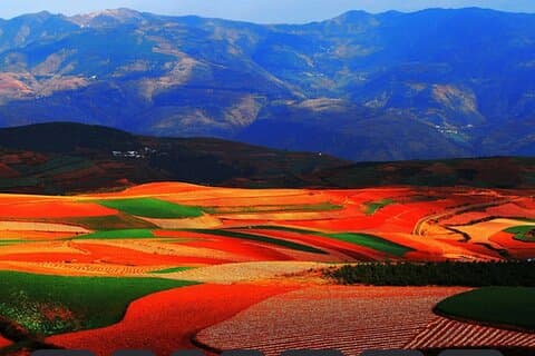 All inclusive Dongchuan red earth tour start from Kunming