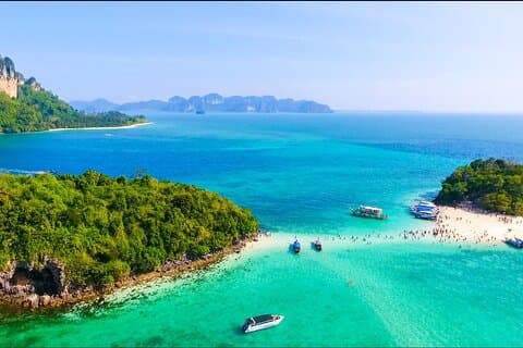 Dagtour naar Krabi 4 Island per speedboot