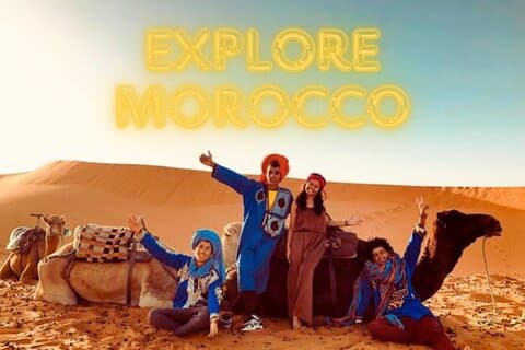 Fes to Fes via Merzouga desert tour and camel trekking 3 days