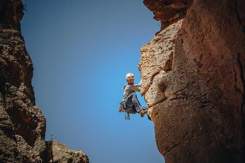 Aventura de escalada em Agadir