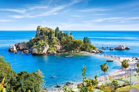 Taormina Isola bella : private cruise tours from Messina