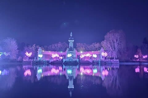 Magica Madrid Luci di Natale E Bike Tour