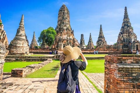 Bangkok naar Ayutthaya Begeleide tempeltour met authentieke Thaise lunch