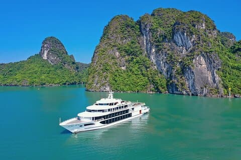 Top Halong Bay luksus tur: Sea Octopus Day Cruise fra Hanoi