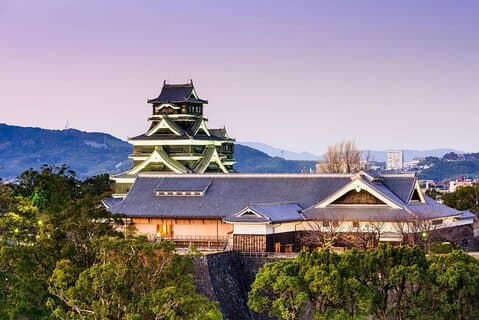 Privater Tagesausflug zum Mount Aso und zur Burg Kumamoto von Fukuoka
