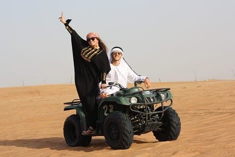 Premium Desert Safari: BBQ, Quad Bike & Sandboarding