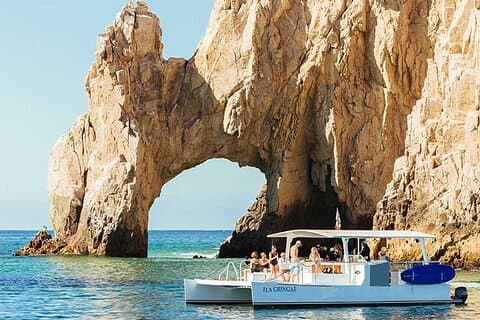 Los Cabos Catamaran Private Sunset Sejl med snorkel gear