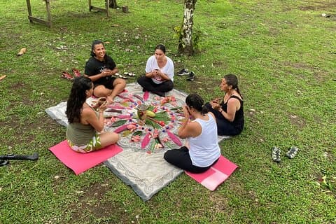 Terapia de Cerimônia de Experiência de Banho Privado na Floresta de Cacau