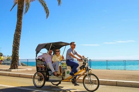 Original Nizza Stadtrundfahrt (pedicab-vélo Taxi)
