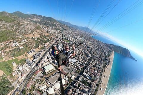Von Antalya, Side: Alanya Paragliding Erfahrung