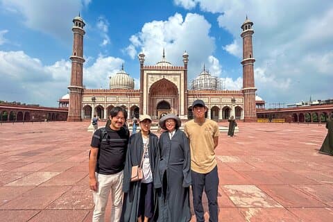 Privat Spiritual Delhi Tour Akshardham, Lotus tempel och Gurudwara