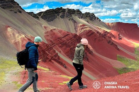 Visite privée de Rainbow Mountain + Red Valley + déjeuner