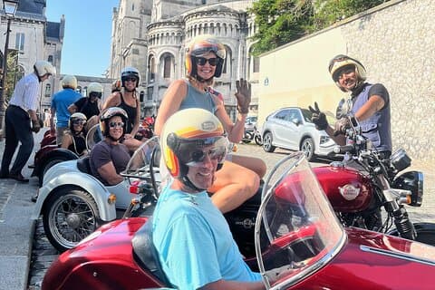Tour privado en sidecar por Montmartre : Fuera de los caminos trillados