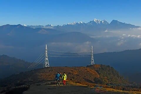 Privat Pikey Peak Trek från Katmandu