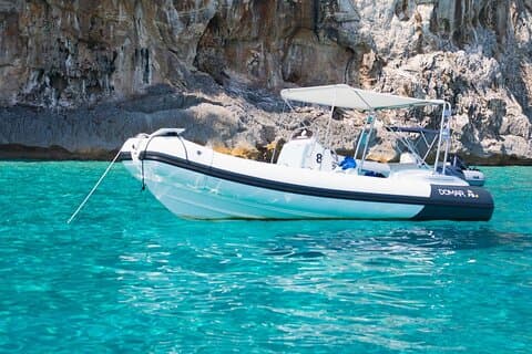 From Arbatax: RIB tour to Cala Mariolu and Cala Goloritzè