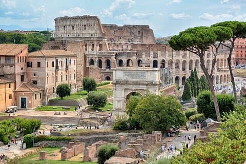 Colosseum-Roman Forum og Palatine Hills guidet tur