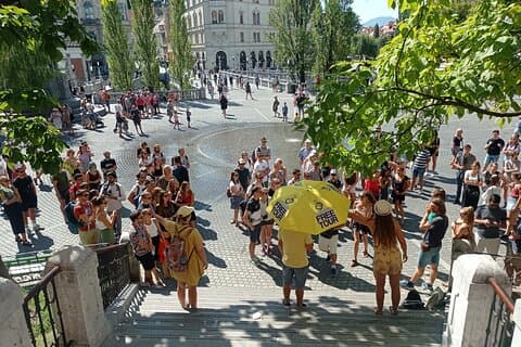 Klassisk grupptur i Ljubljana