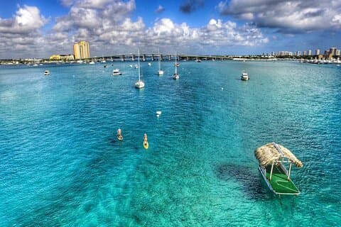 Private Paddle Boarding Activity to Peanut Island