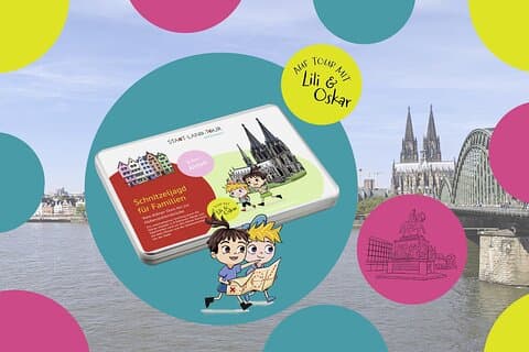 Self-guided sightseeing scavenger hunt for families in Cologne