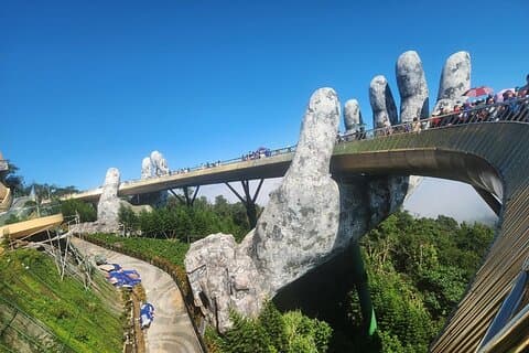 GOLDEN BRIDGE & BA NA HILL.,SUNWORD via Cable Car, Waterfall, Wild Jungle