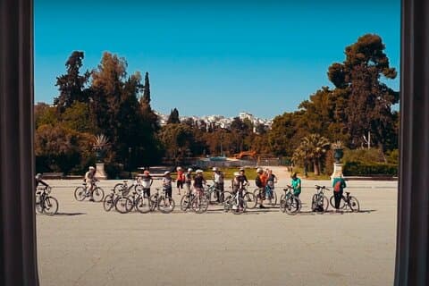 Malerische E-Bike-Tour durch Athen in kleiner Gruppe