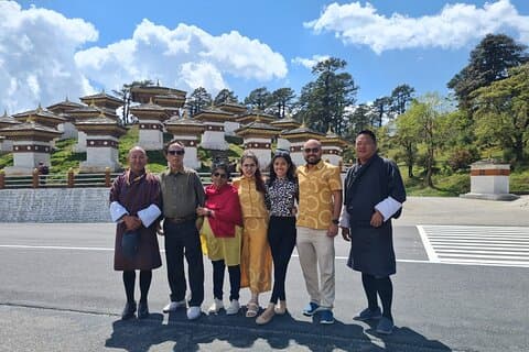 Tour privato di 7 giorni del Bhutan dall'aeroporto di Paro