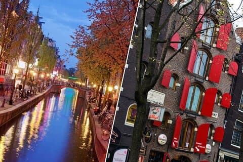 Tour a piedi del quartiere a luci rosse e della città vecchia di 2 ore ad Amsterdam