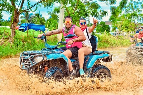 Punta Cana: Amazing ATV Adventure Private Road & Beach W/ PickUp