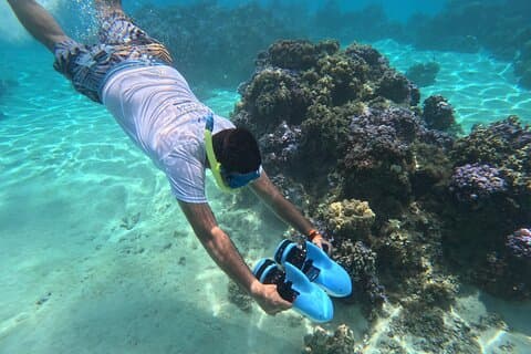 Snorkeling in Underwater Scooter in Tahiti