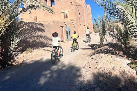 Paseo privado en el oasis de Skoura