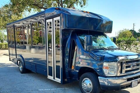 Privat Houston til Galveston minibuss transfer | 16 passasjerer