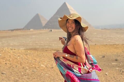 Privétour naar de Piramides van Gizeh, de Sfinx, het Egyptisch Museum en de Bazaar