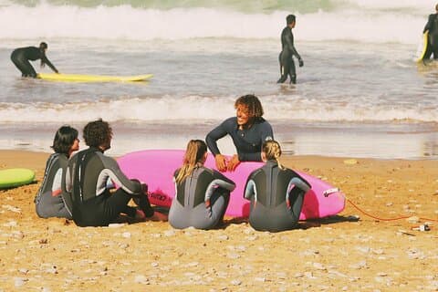 Surflektioner i Taghazout Marocko