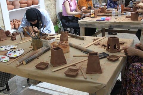 2-timmars Tanger Pottery Workshop